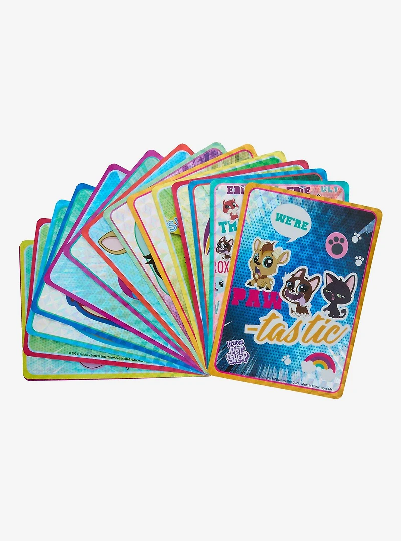 Littlest Pet Shop Holographic Trading Sticker Mystery Pack