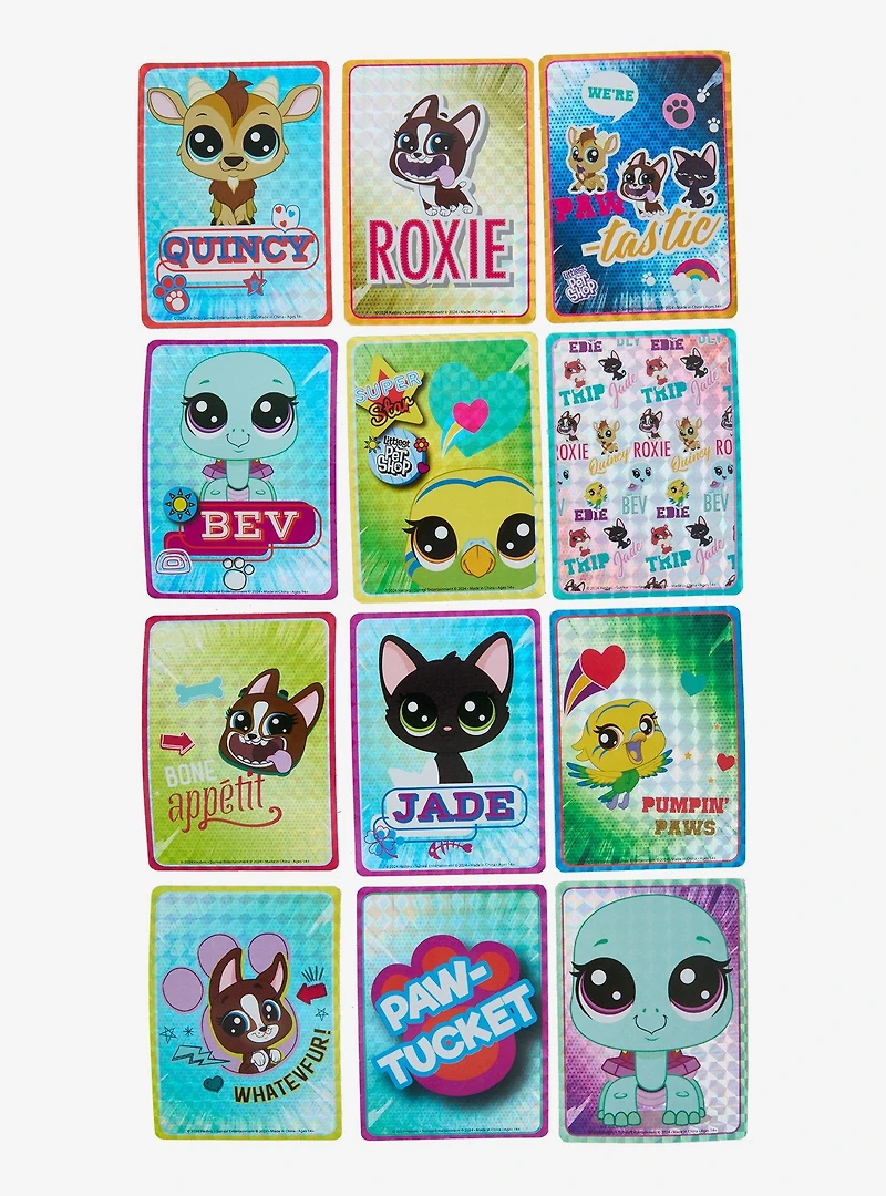 Littlest Pet Shop Holographic Trading Sticker Mystery Pack