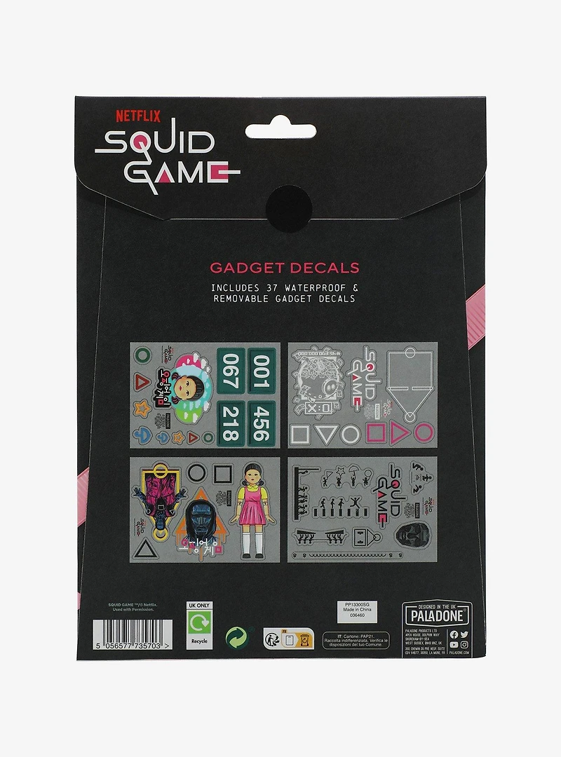 Squid Game Icons Sticker Set
