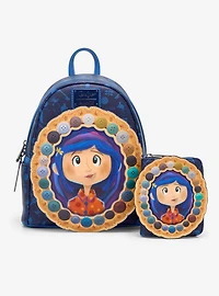 Loungefly Coraline Portal Button Frame Lenticular Mini Backpack — BoxLunch Exclusive