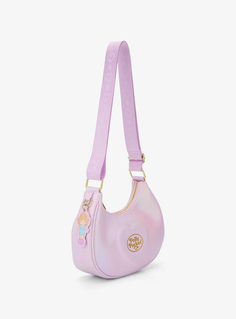 Loungefly Polly Pocket Iridescent Crossbody Bag with Charm - BoxLunch Exclusive