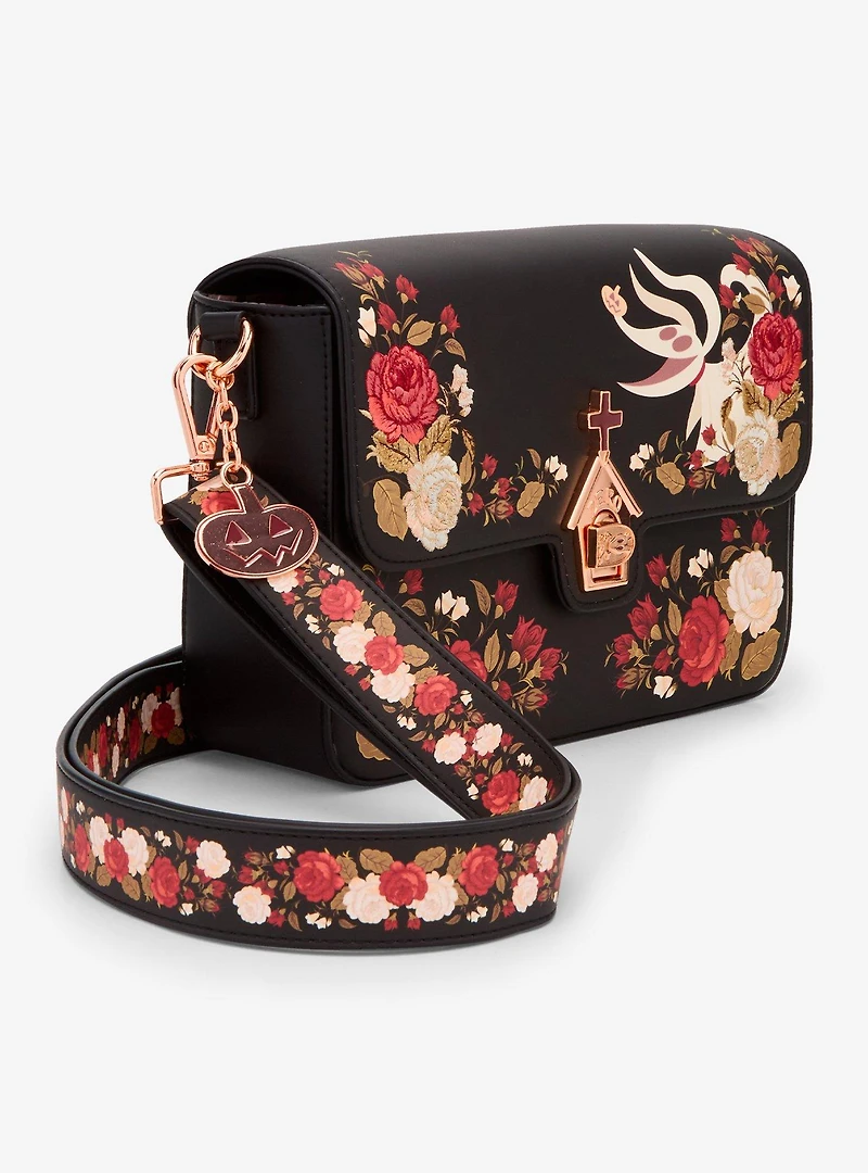 Loungefly Disney The Nightmare Before Christmas Foral Zero Crossbody Bag - BoxLunch Exclusive