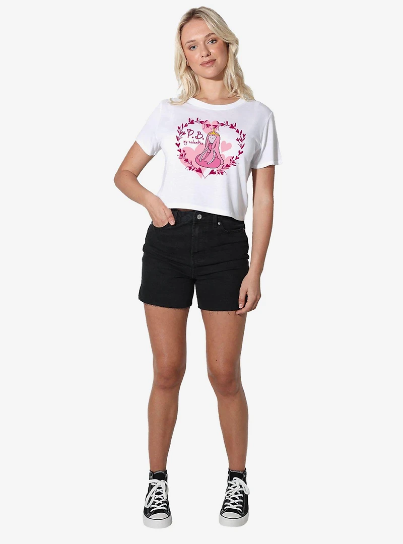 Adventure Time My Valentine Women's Crop Top T-Shirt