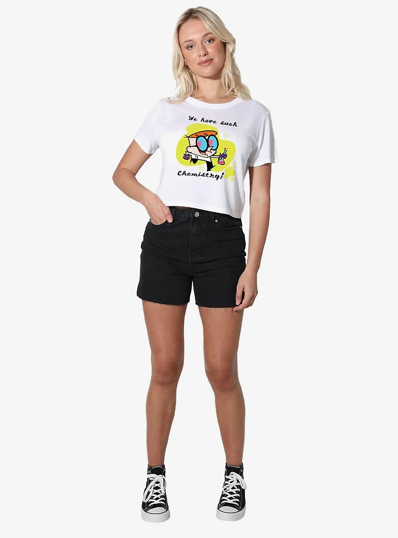 Dexter's Laboratory We Have Such Chemistry Women's Crop Top T-Shirt