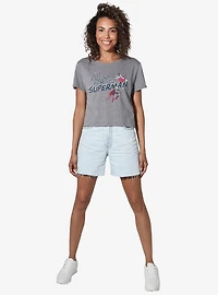 DC Comics Superman Falling For You Women's Crop Top T-Shirt