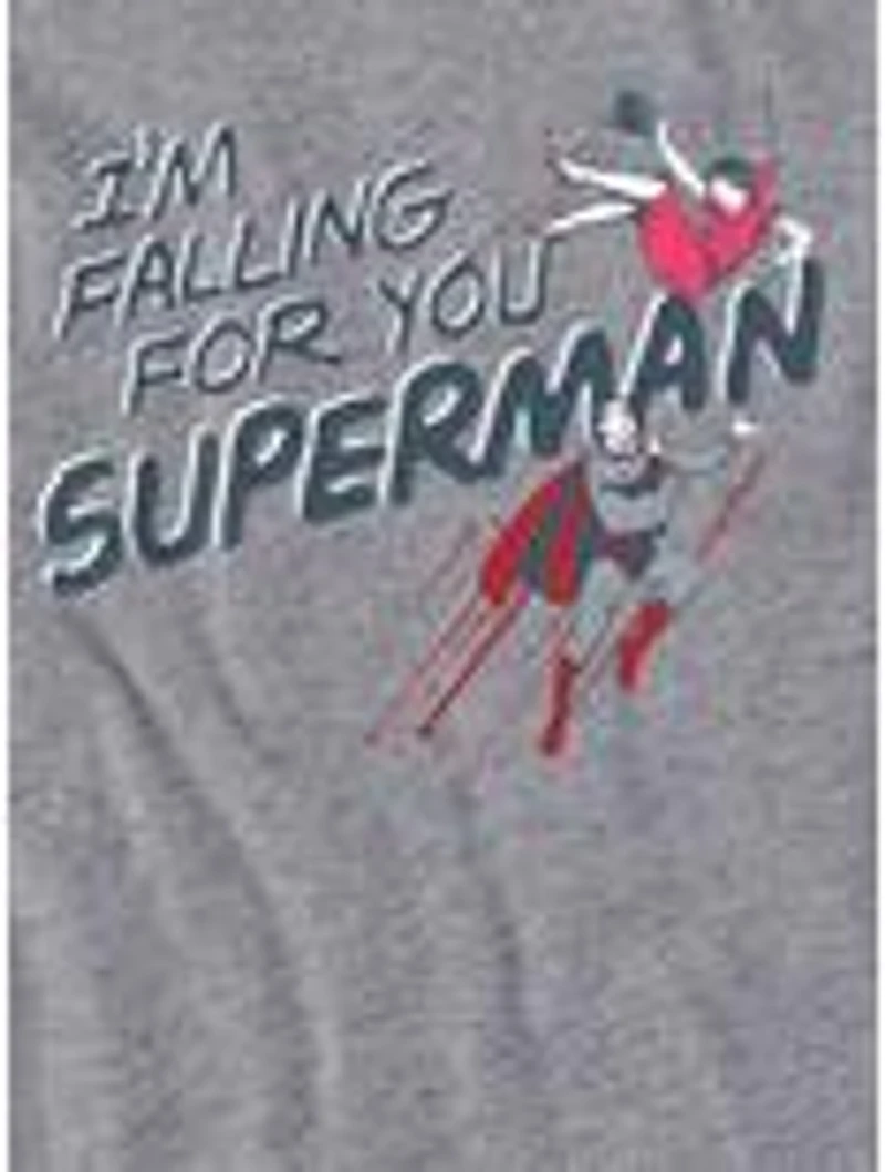 DC Comics Superman Falling For You Women's Crop Top T-Shirt