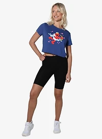 Sesame Street Cupid Elmo Women's Crop Top T-Shirt