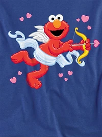 Sesame Street Cupid Elmo Women's Crop Top T-Shirt
