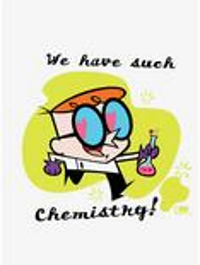 Dexter's Laboratory We Have Such Chemistry Cap Sleeve Baby Rib Women's Crop Top