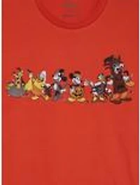 Disney Mickey Mouse & Friends Halloween Costumes Embroidered Women's Plus T-Shirt - BoxLunch Exclusive