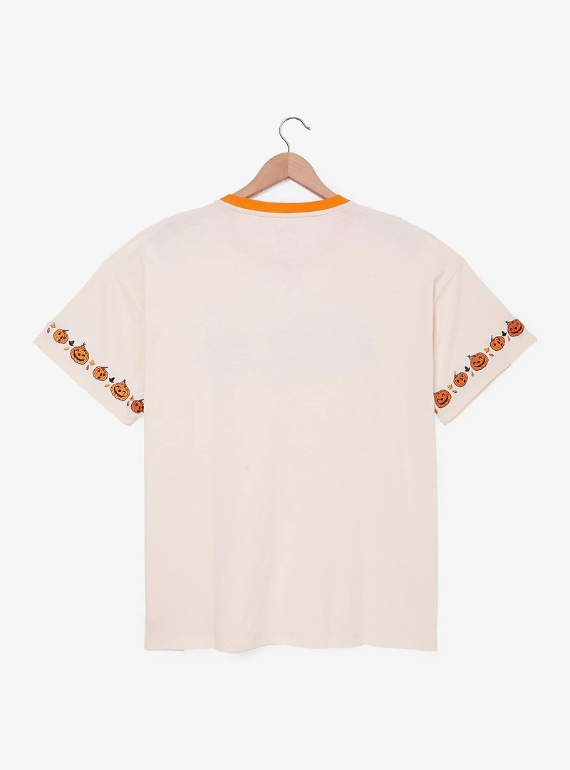 Disney Winnie the Pooh Jack-o-Lantern Bear & Friends Women's Plus T-Shirt - BoxLunch Exclusive