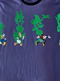 Disney Mickey Mouse & Friends Halloween Shadows Glow-in-the-Dark Long Sleeve T-Shirt - BoxLunch Exclusive