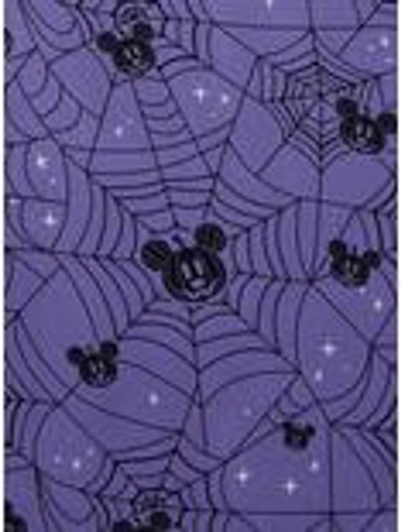 Disney Mickey Mouse Jack-o-Lantern Spiderweb Allover Print Smock Dress - BoxLunch Exclusive