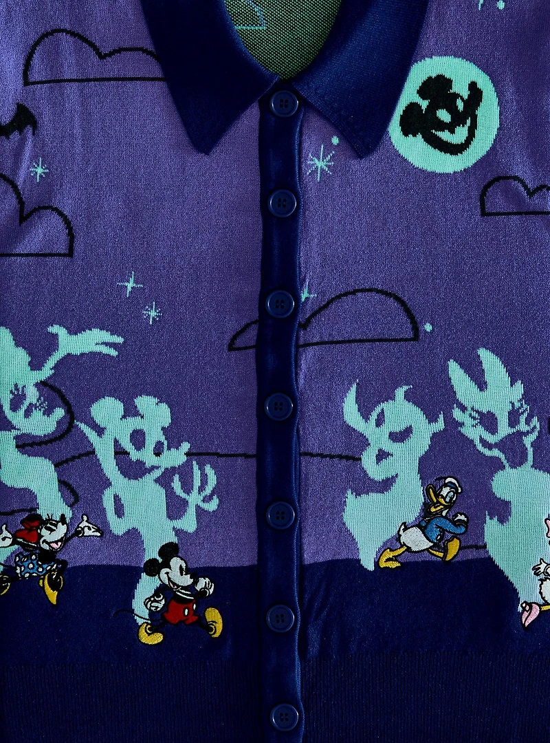 Disney Mickey & Friends Halloween Parade Women's Glow-in-the-Dark Cardigan - BoxLunch Exclusive