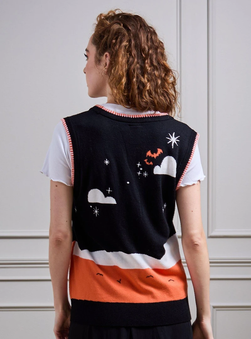 Disney Mickey & Friends Halloween Costumes Women's Sweater Vest - BoxLunch Exclusive