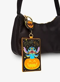 Loungefly Disney Lilo & Stitch Stitch O' Ween Pumpkin Retractable Lanyard — BoxLunch Exclusive
