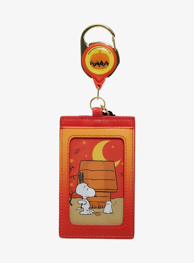 Peanuts Snoopy Pumpkin Patch Retractable Lanyard with Charm - BoxLunch Exclusive