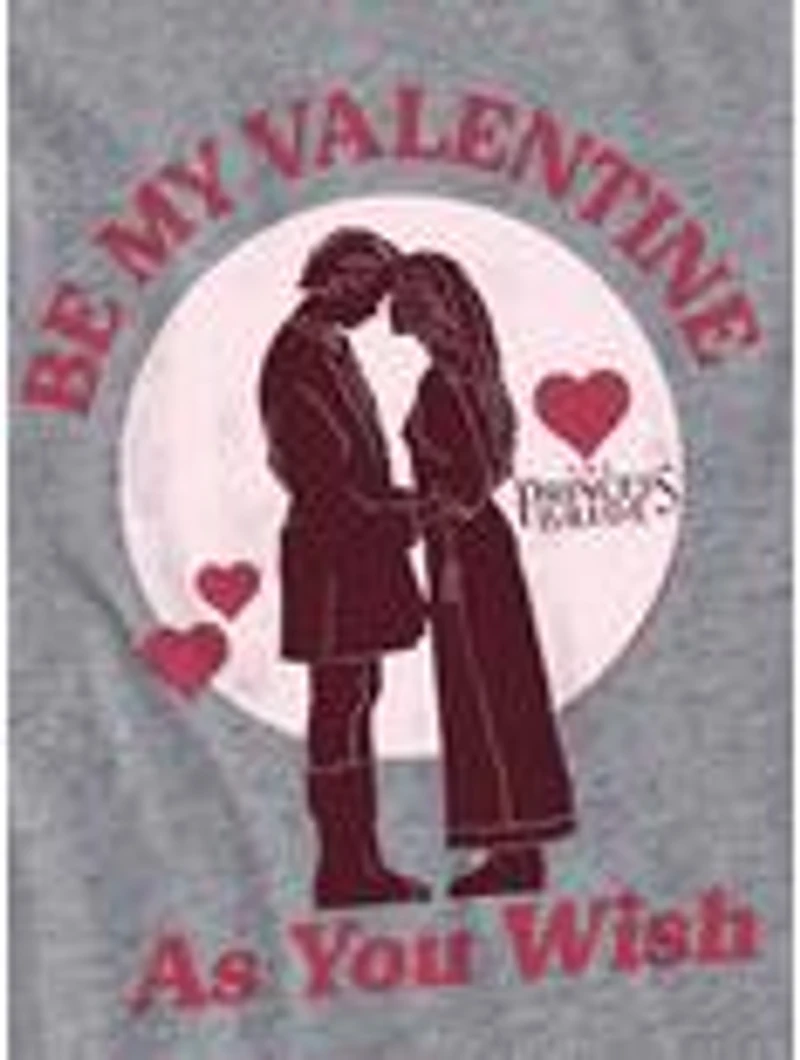 The Princess Bride Be My Valentine As You Wish Women's Crop Top T-Shirt