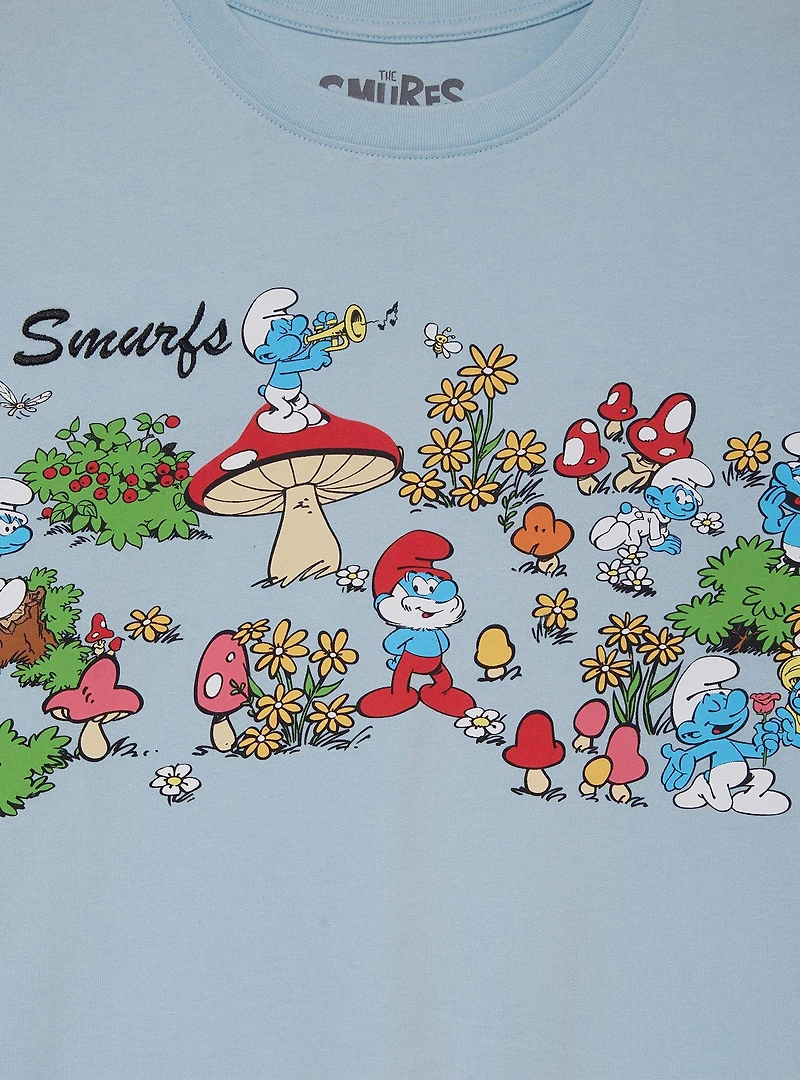 The Smurfs Village Scene Women's T-Shirt - BoxLunch Exclusive