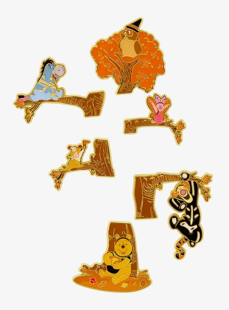 Loungefly Disney Winnie the Pooh Halloween Tree Blind Box Enamel Pin — BoxLunch Exclusive