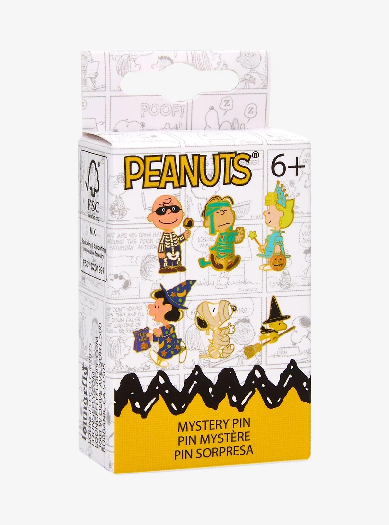 Loungefly Peanuts Characters Halloween Costumes Blind Box Enamel Pin — BoxLunch Exclusive