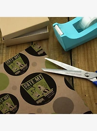 Beetlejuice Date Me Premium Kraft Wrapping Paper
