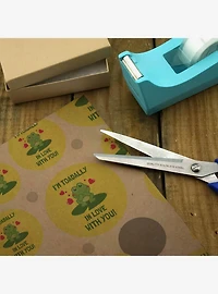 I'm Toadally Totally In Love With You Frog Premium Kraft Wrapping Paper