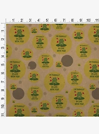 I'm Toadally Totally In Love With You Frog Premium Kraft Wrapping Paper