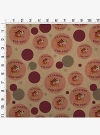 I'm Cuckoo For You Crazy Clock Premium Kraft Wrapping Paper