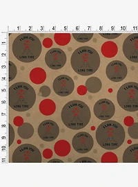 I Lava You Long Time Love Volcano Erupting Premium Kraft Wrapping Paper