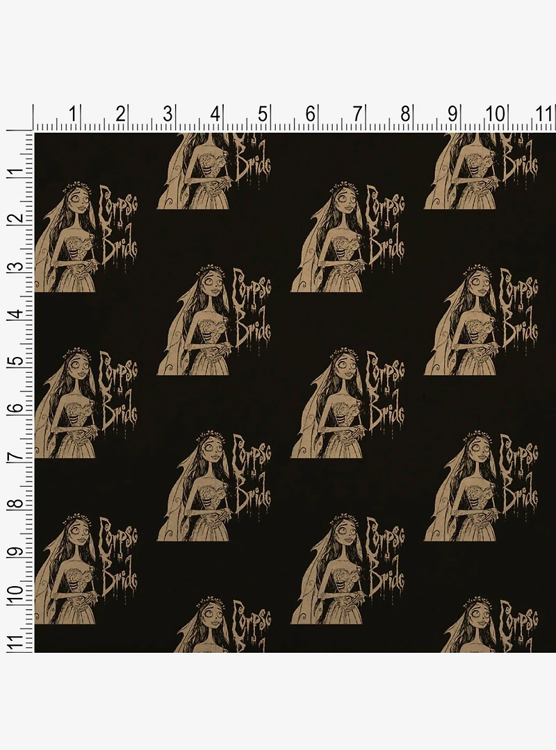 Corpse Bride Logo and Silhouette Dark Premium Kraft Wrapping Paper
