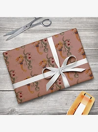 Looney Tunes Bugs and Lola Kiss Premium Kraft Wrapping Paper