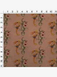 Looney Tunes Bugs and Lola Kiss Premium Kraft Wrapping Paper