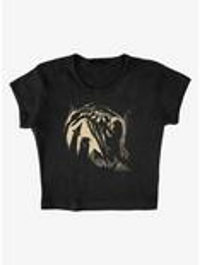 Over The Garden Wall Boom Cover Cap Sleeve Baby Rib Women's Crop Top