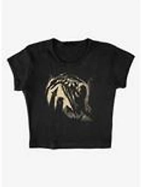 Over The Garden Wall Boom Cover Cap Sleeve Baby Rib Women's Crop Top