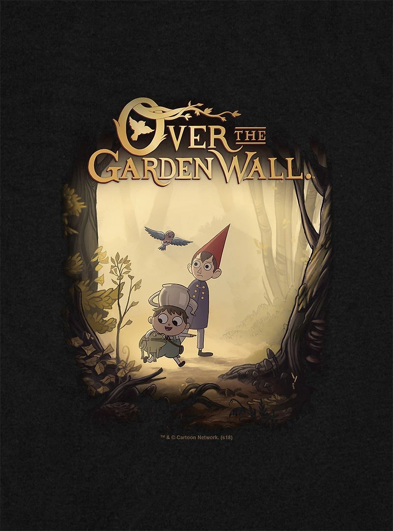 Over The Garden Wall Key Art Cap Sleeve Baby Rib Women's Crop Top