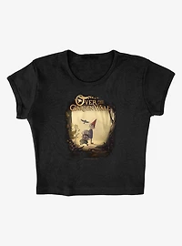 Over The Garden Wall Key Art Cap Sleeve Baby Rib Women's Crop Top