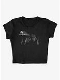 Over The Garden Wall Beast Cap Sleeve Baby Rib Women's Crop Top