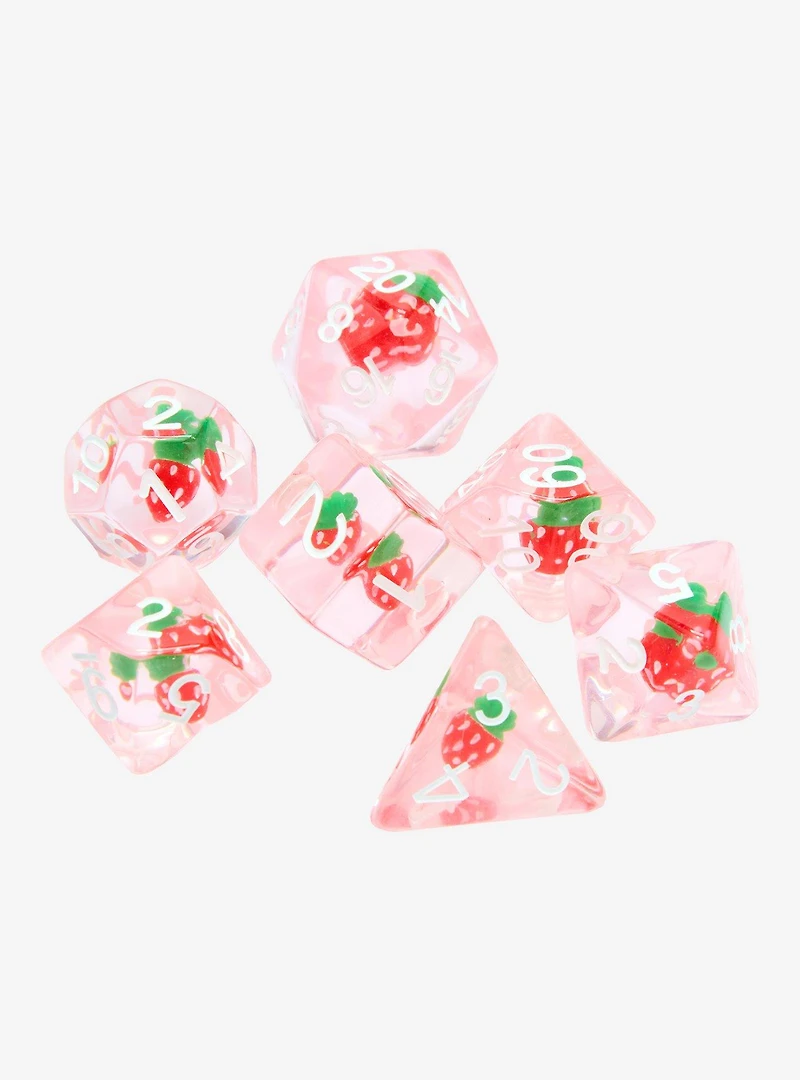 Strawberry Dice Set