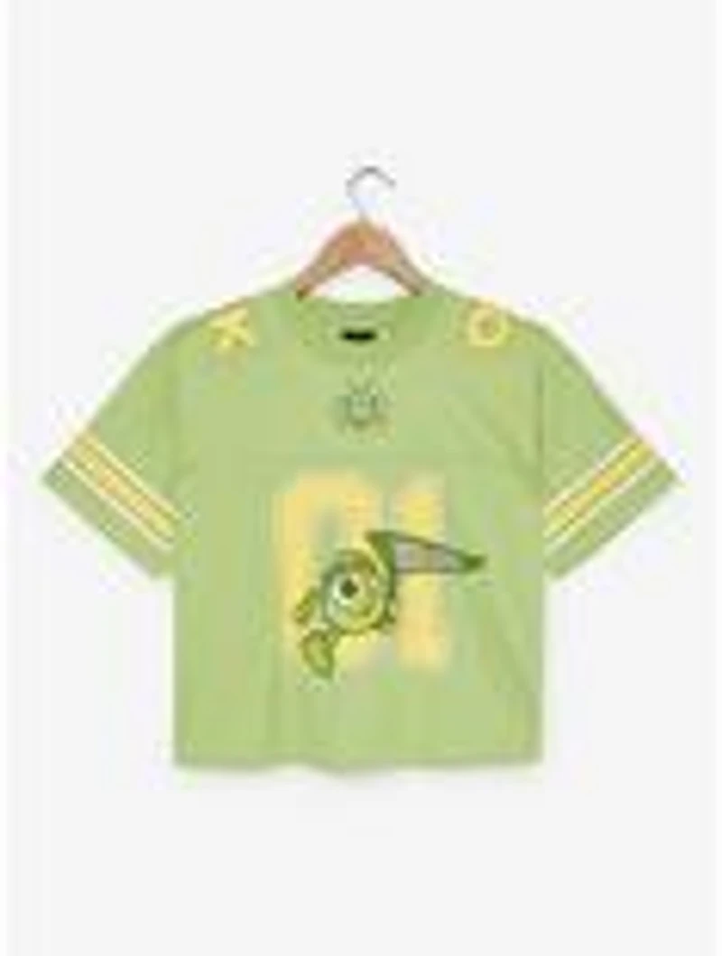 Disney Pixar Monsters University Mike Oozma Kappa Women's Cropped Football Jersey — BoxLunch Exclusive