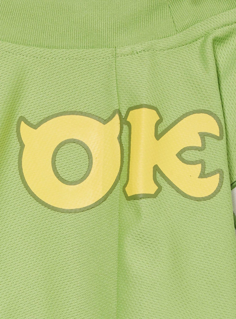 Disney Pixar Monsters University Mike Oozma Kappa Women's Cropped Football Jersey — BoxLunch Exclusive