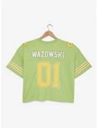 Disney Pixar Monsters University Mike Oozma Kappa Women's Plus Cropped Football Jersey — BoxLunch Exclusive