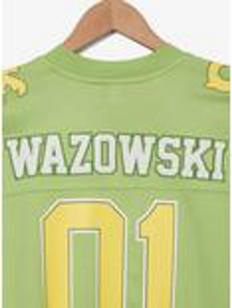 Disney Pixar Monsters University Mike Oozma Kappa Women's Plus Cropped Football Jersey — BoxLunch Exclusive