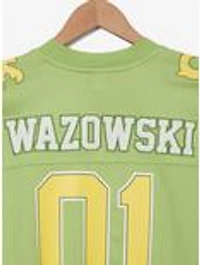 Disney Pixar Monsters University Mike Oozma Kappa Women's Plus Cropped Football Jersey — BoxLunch Exclusive