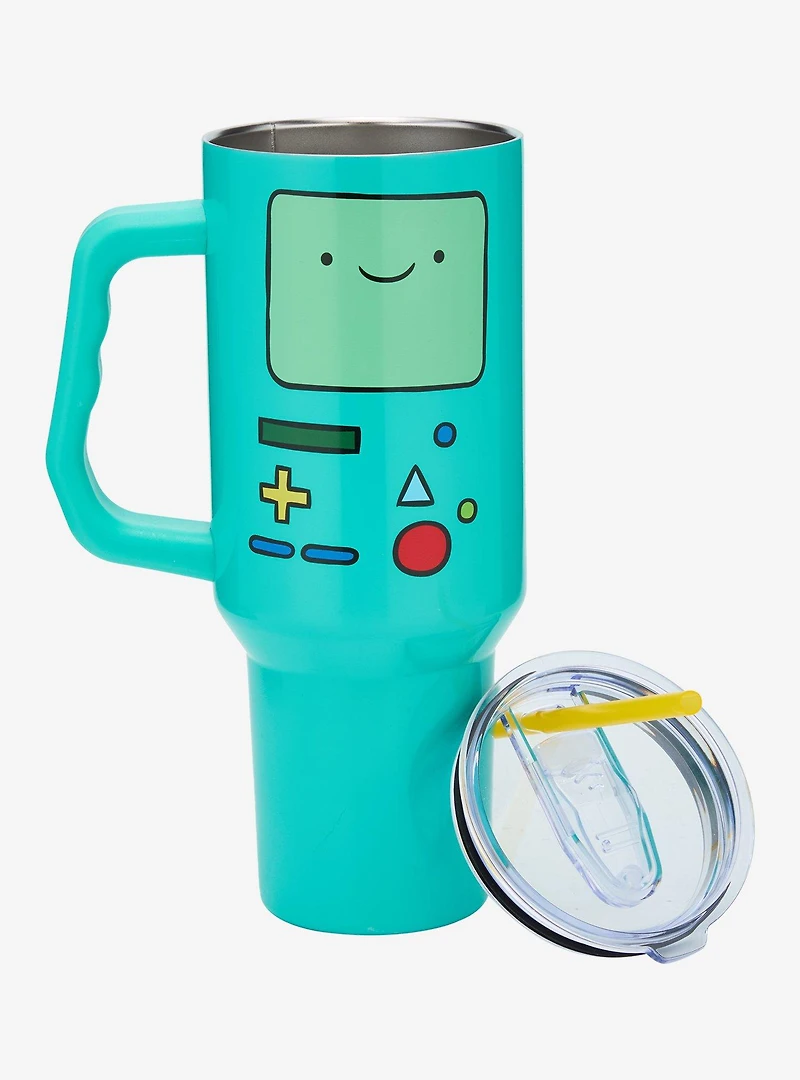 Adventure Time BMO Straw Tumbler with Handle - BoxLunch Exclusive