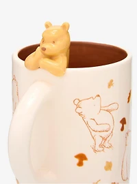 Disney Winnie the Pooh Fall Leaves Peeking Pooh Bear Mug - BoxLunch Exclusive
