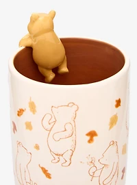 Disney Winnie the Pooh Fall Leaves Peeking Pooh Bear Mug - BoxLunch Exclusive