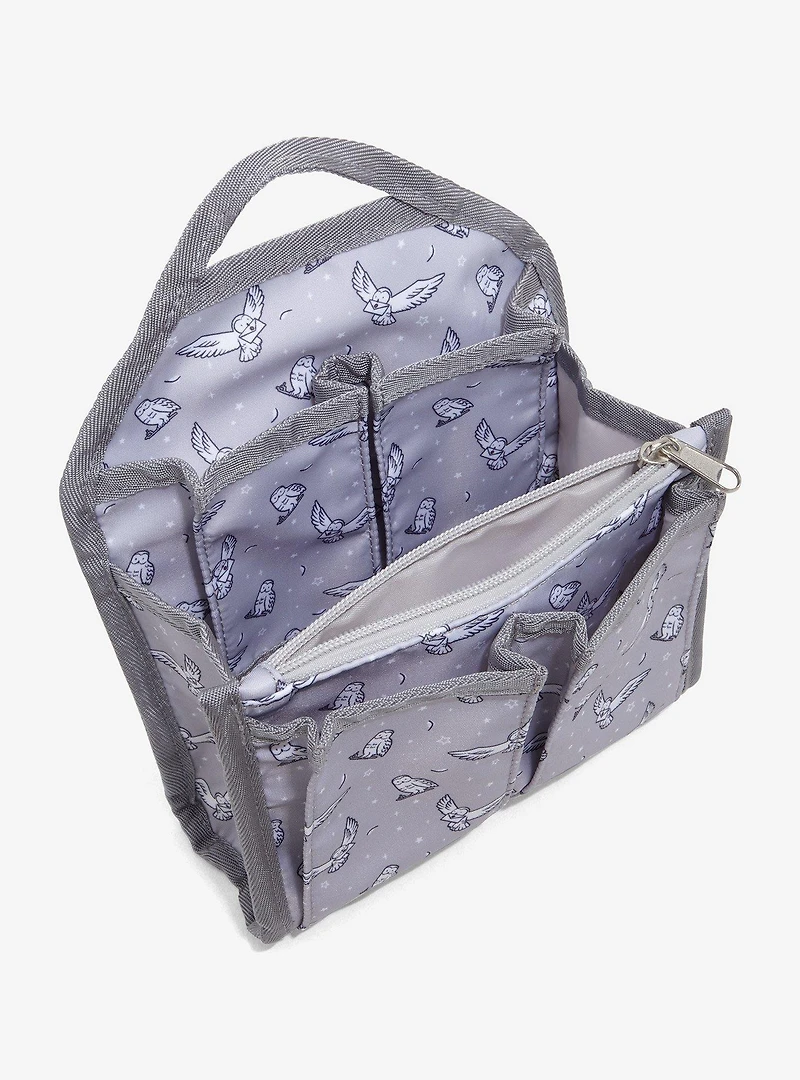 Harry Potter Hedwig Allover Print Mini Backpack Organizer - BoxLunch Exclusive