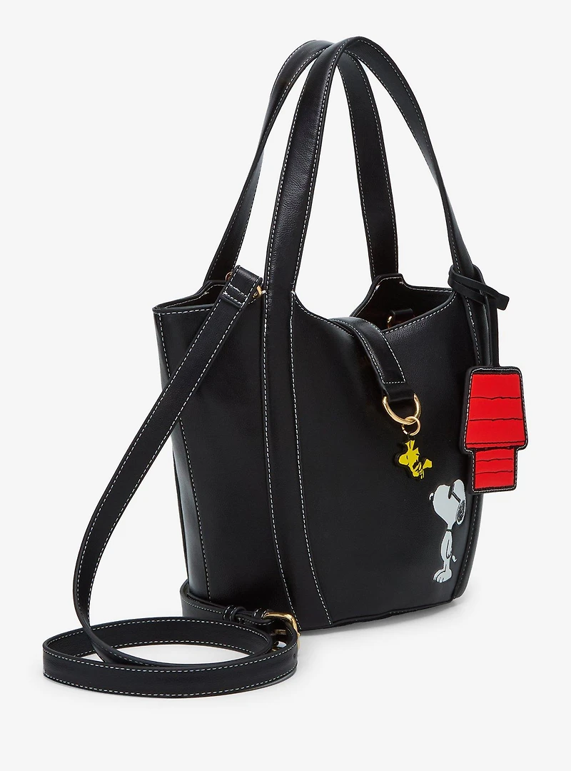Peanuts Snoopy & Woodstock Sunglasses Pebble Textured Purse — BoxLunch Exclusive