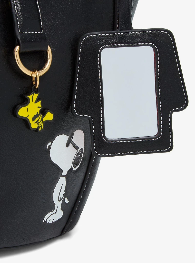 Peanuts Snoopy & Woodstock Sunglasses Pebble Textured Purse — BoxLunch Exclusive